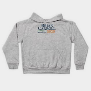 Brian Carroll Amar Patel 2020 Campaign Logo Vintage Distressed Kids Hoodie